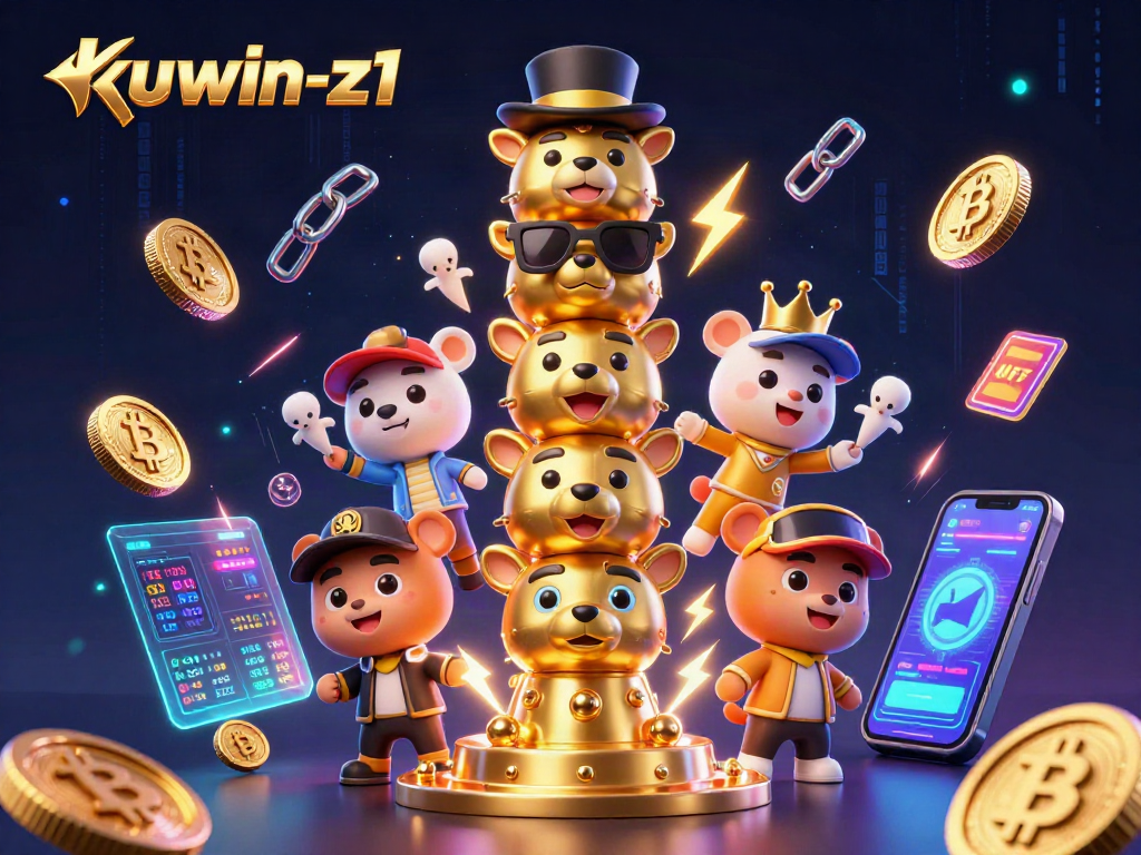 Engage with kuwin-z1's vibrant crypto casino experience featuring lively totem pole and dynamic game elements.